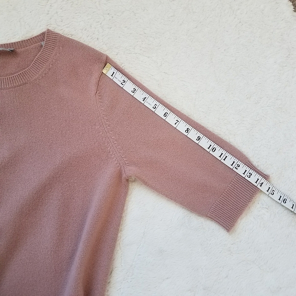 Vince 1/2 Sleeve Cashmere Tunic Sweater - Picture 5 of 7